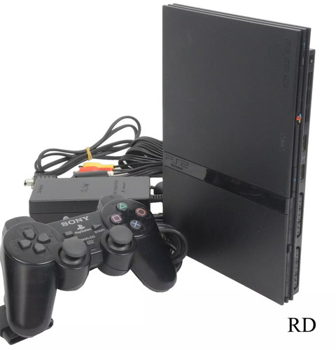 Console ps2 slim - ps2, noir